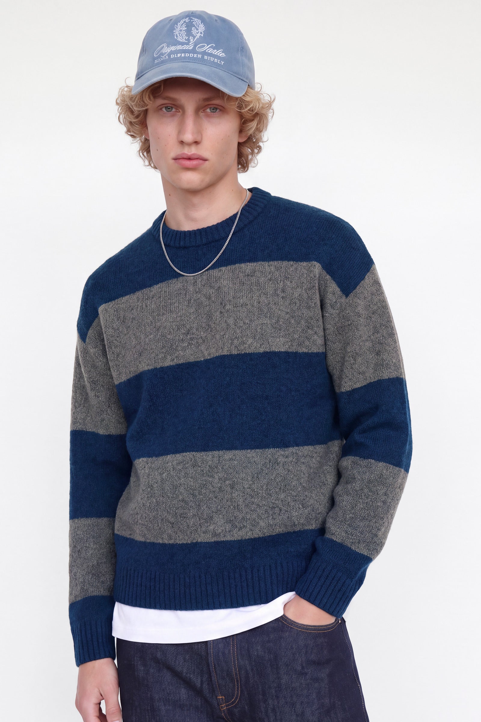 Jack & Jones Soho Ollie Knit Crew Neck SN Navy Blazer