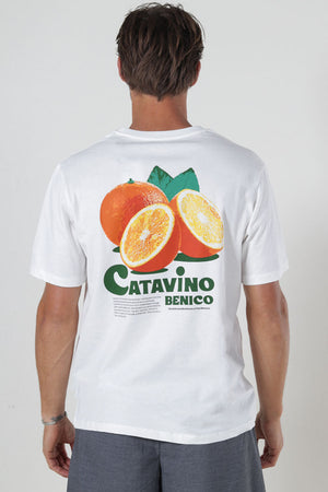 Jack & Jones Bradley Relaxed Fit Fruits Tee Cloud Dancer