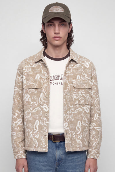 Jack & Jones Chamberi Jacquard Shirt Feather Gray