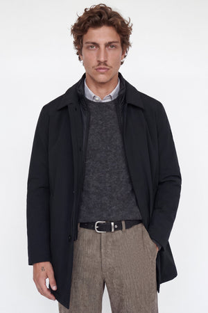 Jack & Jones Bladevon Mac Coat Dark Navy