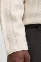 Jack & Jones Bradley Carter Knit Crew Neck Moonbeam