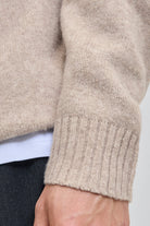 Jack & Jones Soho Ollie Knit Split Neck Atmosphere