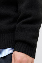 Jack & Jones Soho Ollie Knit Split Neck Black