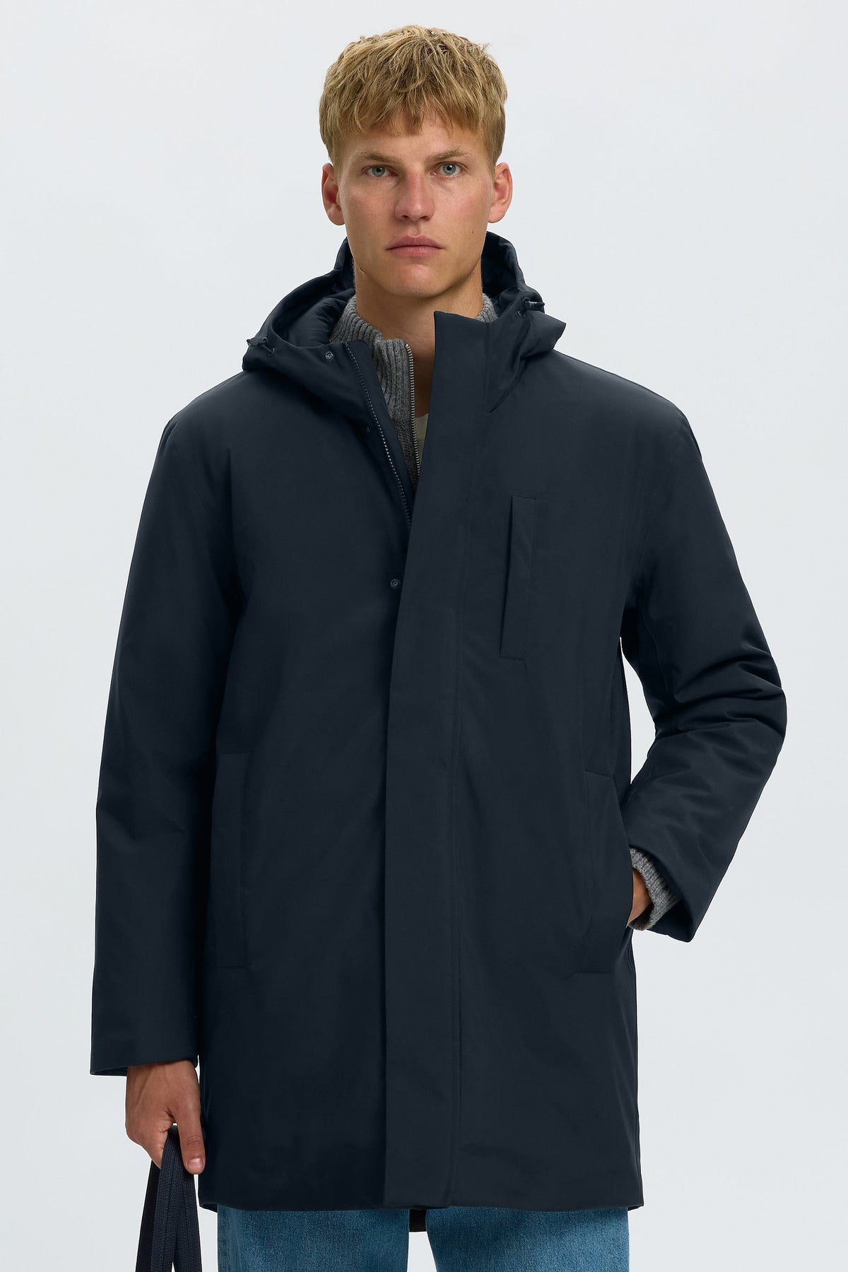 Selected Franklin Urban Tech Parka  Black