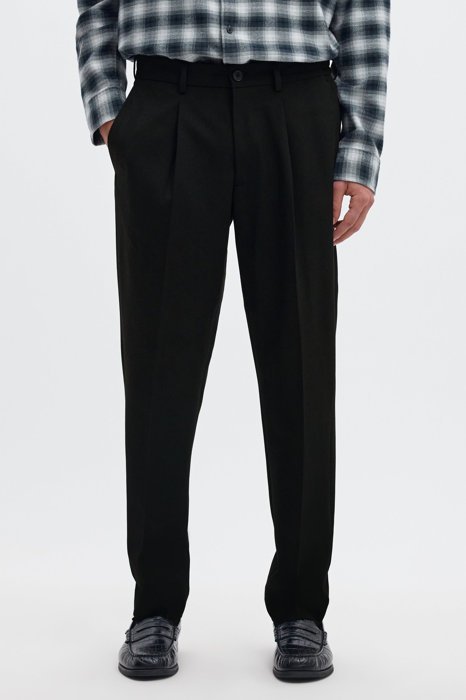 Selected 190-Reg Tapered Finn Flex Pants Black