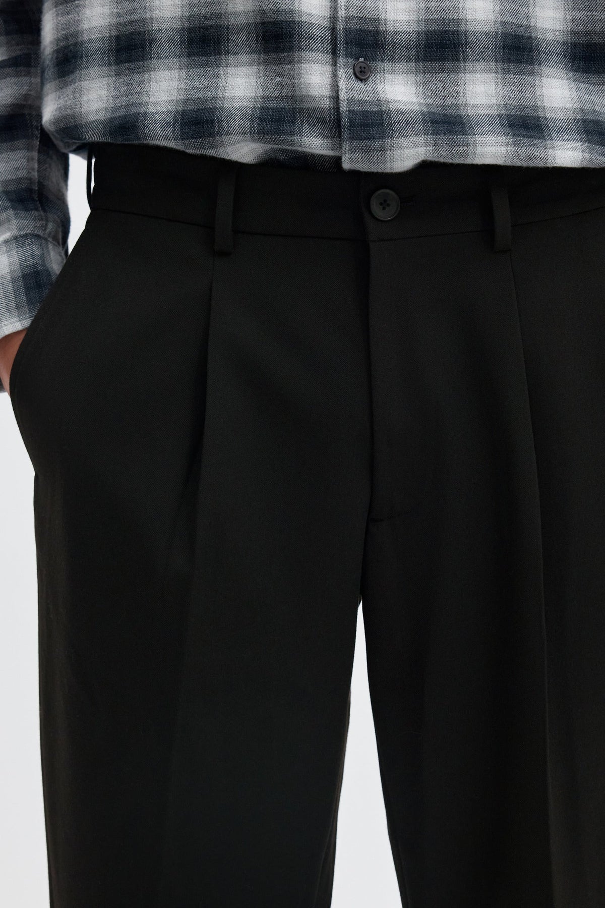 Selected 190-Reg Tapered Finn Flex Pants Black