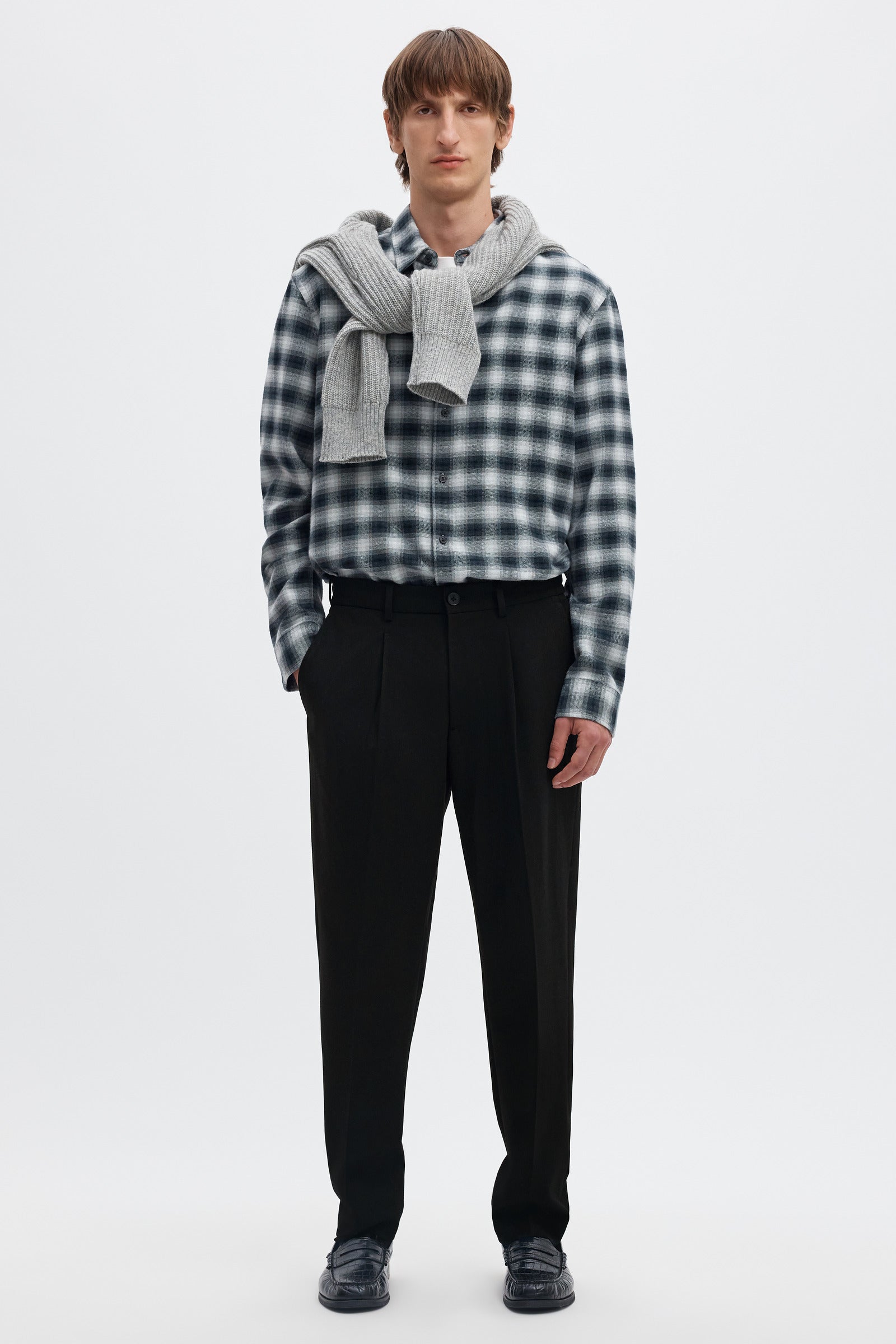 Selected 190-Reg Tapered Finn Flex Pants Black