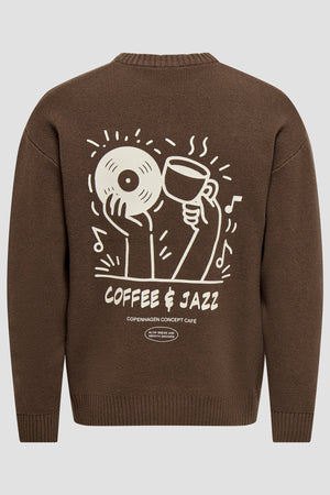 Only & Sons Jazz Knit Crew Neck Demitasse