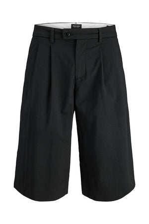 Jack & Jones Bill Flint Wide Fit Dress Shorts  Black