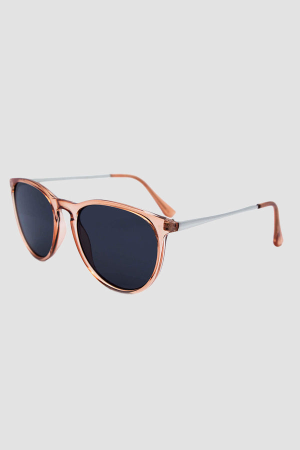 CBA Classic Transparent Blue Lens Sunglasses 8293 Champagne