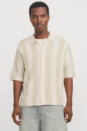 Jack & Jones Tyler Knit SS Polo SN Sea Salt