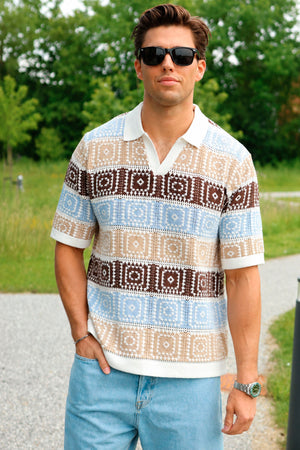Only & Sons Bart Life Rlx 5 SS Resort Knit Cloud Dancer