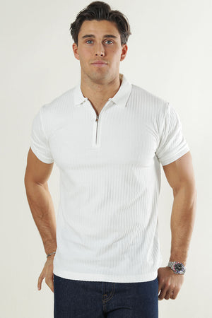 Selected Fave Polo-Shirt Cloud Dancer