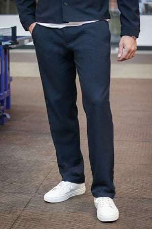 Selected Robert String Pants Dark sapphire