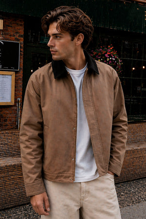 Jack & Jones Wolf Worker Jacket Cocoa