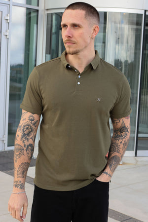 Clean Cut Copenhagen Silkeborg Stretch Polo Army