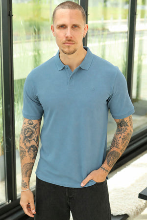 Jack & Jones Basic Polo SS Noos Blue Mirage - Polo