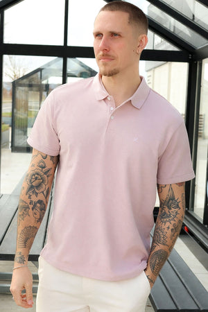 Clean Cut Copenhagen Silkeborg Stretch Polo Violet Ice