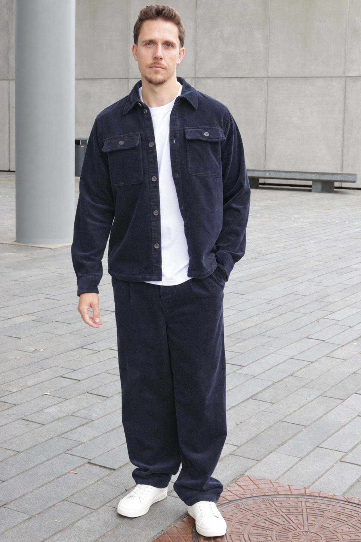Solid Nam Shirt Insignia Blue