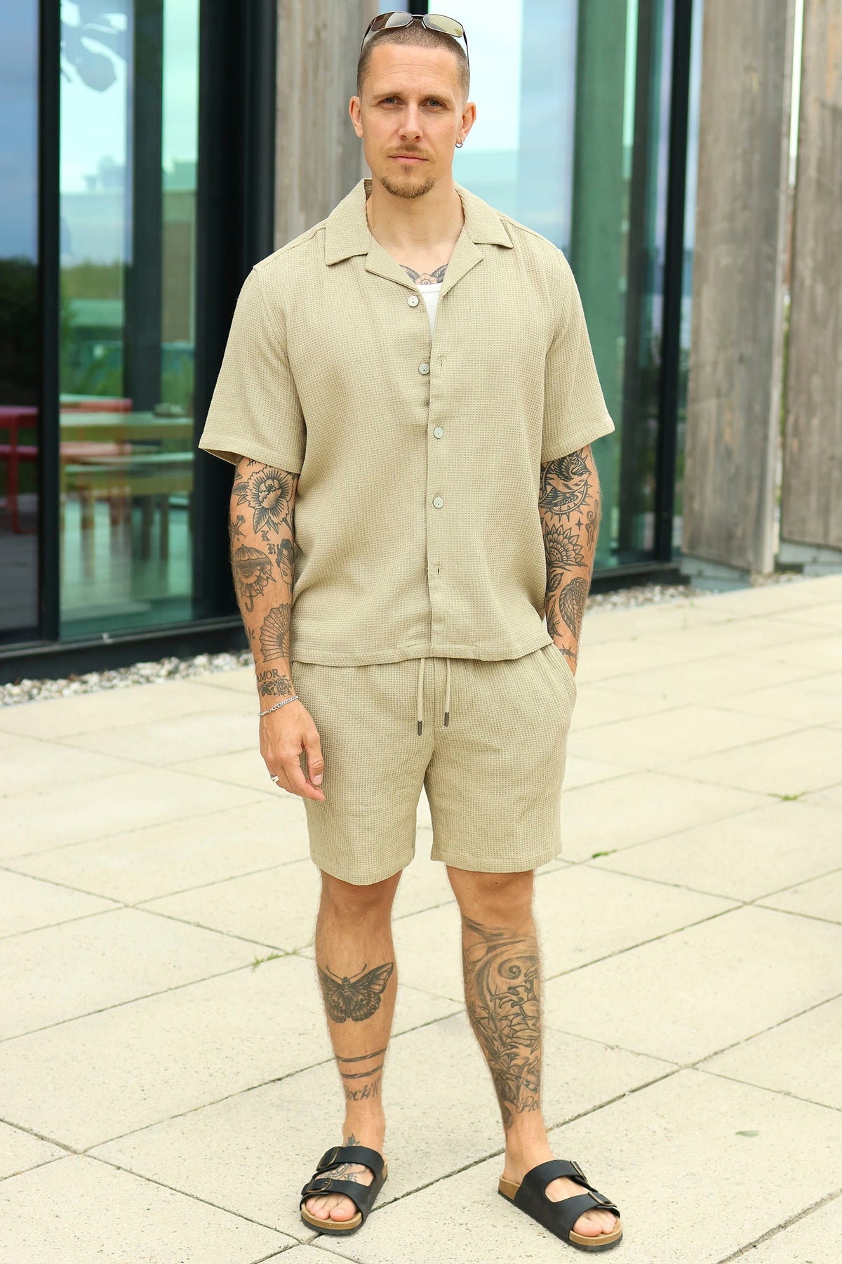 ONLY & SONS Bertil Waffle Shorts Twill