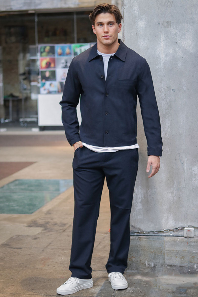 Selected Robert String Pants Dark sapphire