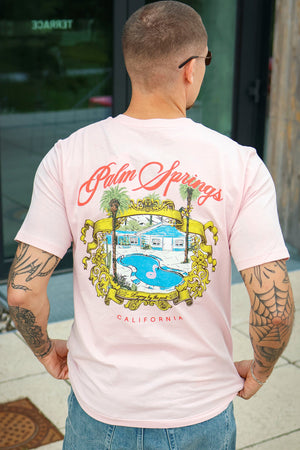 Jack & Jones Jorpost Tee SS Crew Neck Styd Ss26 Chalk Pink