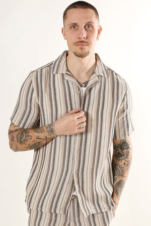 Only & Sons Trev Life Reg Stripe Ss Gardenia