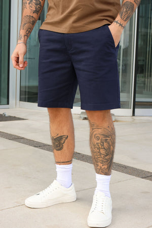 Clean Cut Copenhagen Mitchell Twill Shorts Navy