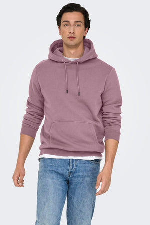 Only & Sons Ceres Hoodie Twilight Mauve