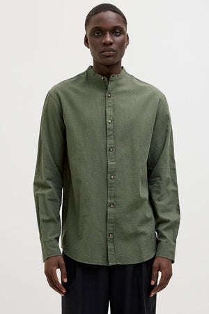 Jack & Jones Summer Band Shirt LS Beetle