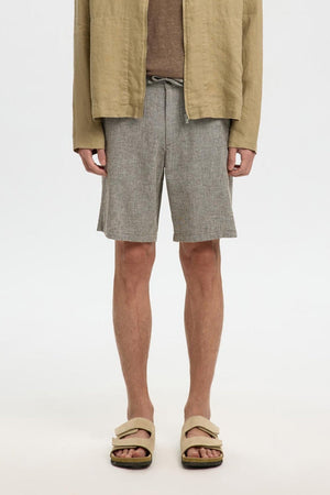 Selected Regular Brody Linen Blend Shorts Delicioso