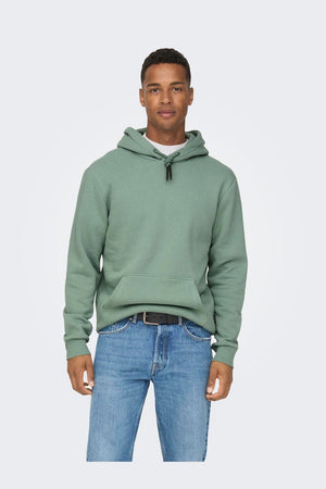 Only & Sons Ceres Hoodie Chinois Green