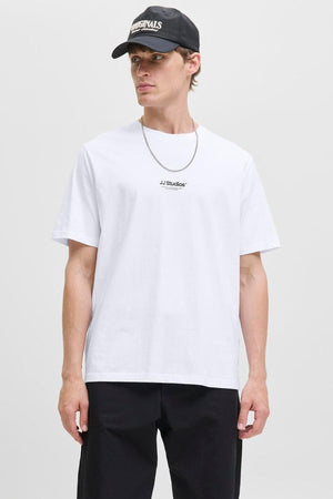 Jack & Jones Soho Tee SS Crew Neck White