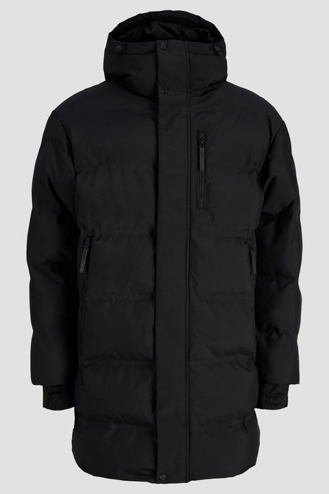 Jack & Jones Trace Alpha Long Puffer Black