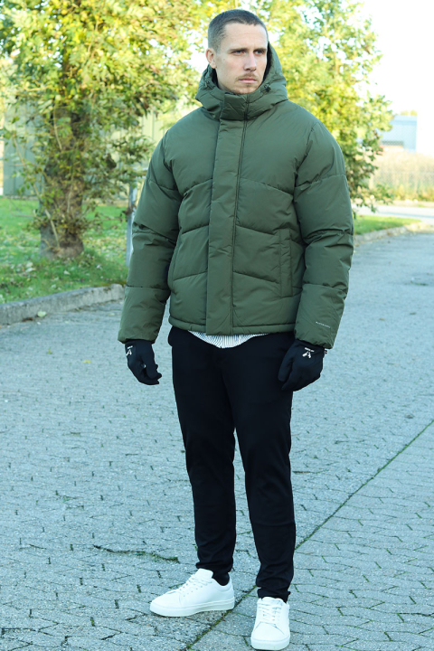 Jack & Jones World Puffer Jacket Olive Night