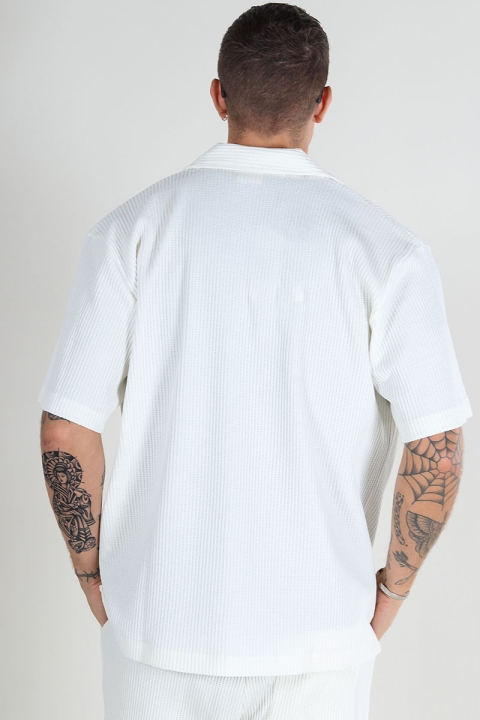 Selected Boxy Casper Shirt Egret