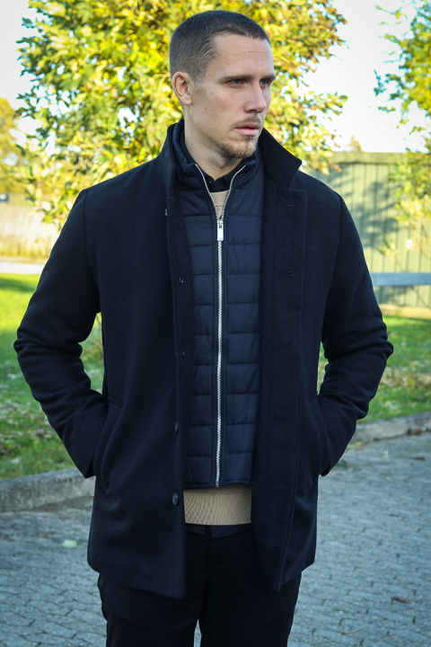 Jack & Jones Harrison Wool Jacket  Black