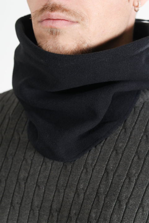 Urban Classics Polar Fleece Neck Gaiter Black