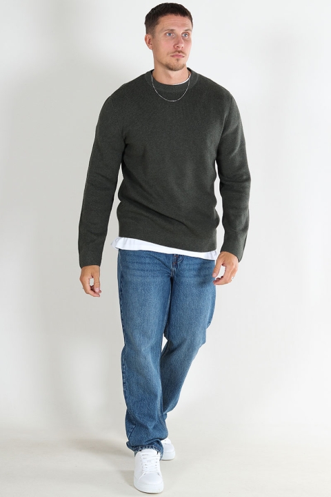 Jack & Jones Milano Stitch Knit Crew Neck Peat