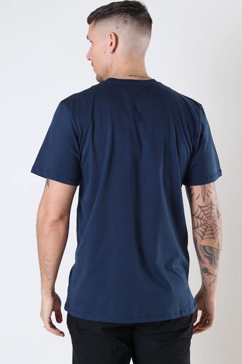 Clean Cut Copenhagen Cohen Brushed Tee SS Navy