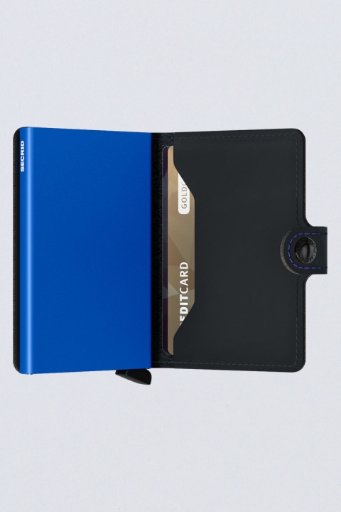 Secrid Miniwallet Matte Black/Blue