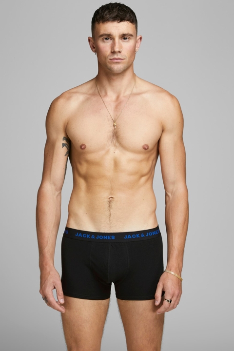 Jack & Jones JACBASIC TRUNKS 7 PACK Black Black - Black - Black - Black - Black - Black