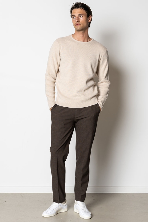 Clean Cut Copenhagen Oscar knit Ecru Melange