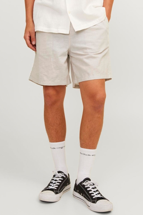 Jack & Jones Jaiden Summer Linen Shorts Crockery Melange