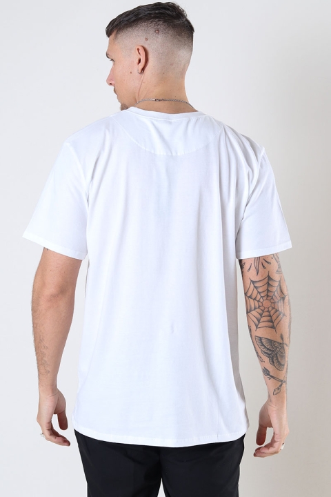 Clean Cut Copenhagen Cohen Brushed Tee SS White