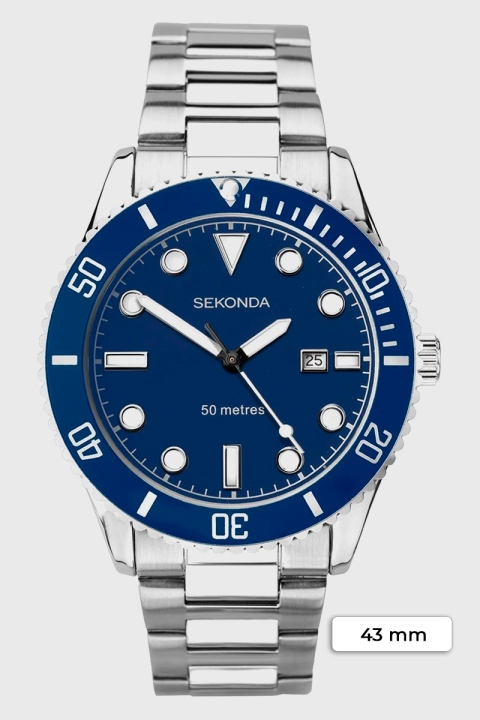 Sekonda 1789 Stainless Steel Bracelet Uhr