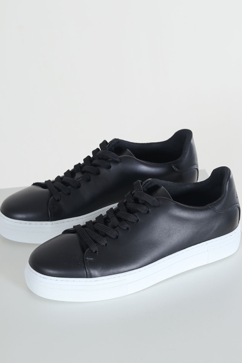 Selected DAVID CHUNKY LEATHER SNEAKER Black