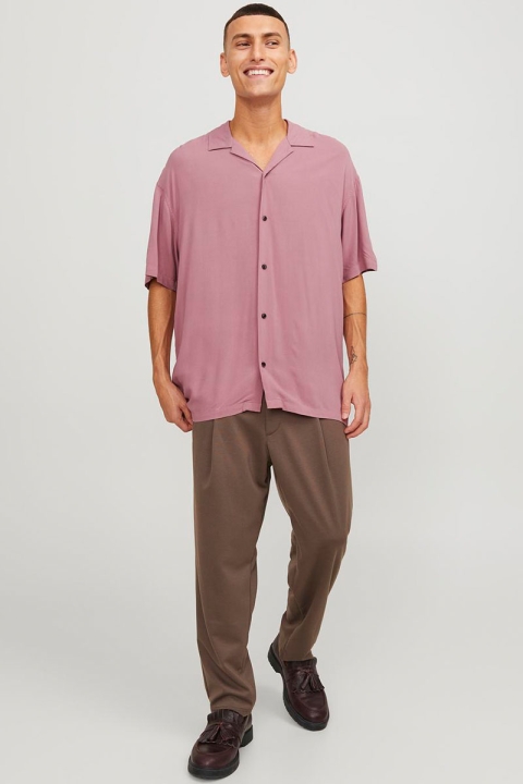 Jack & Jones Jeff Solid Resort Hemd SS Mesa Rose