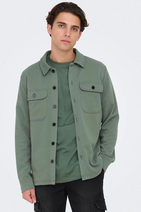 ONLY & SONS Kodyl Overshirt  Castor Gray