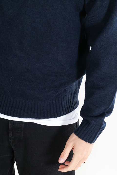 Jack & Jones Ollie Knit Half Zip Sky Captain